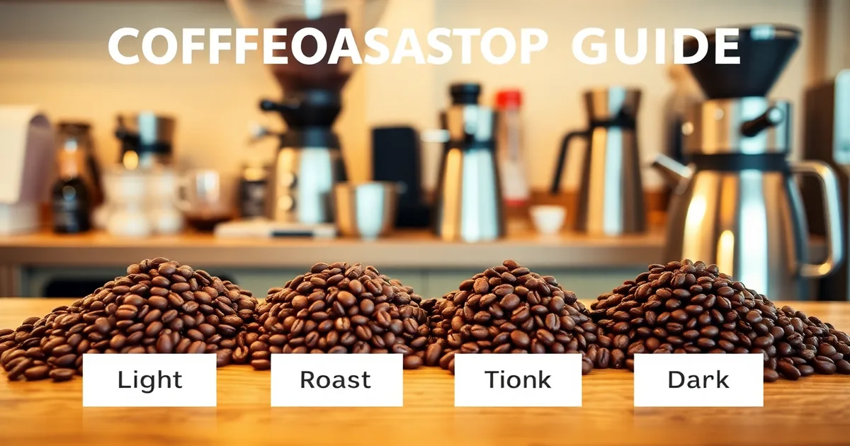 Coffee Bean Roast Levels Guide: Complete Flavor & Brewing Guide 2026