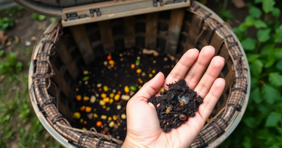 Why Your Compost Bin Has Flies but No Maggots: Fix the Dry Top 15 cm