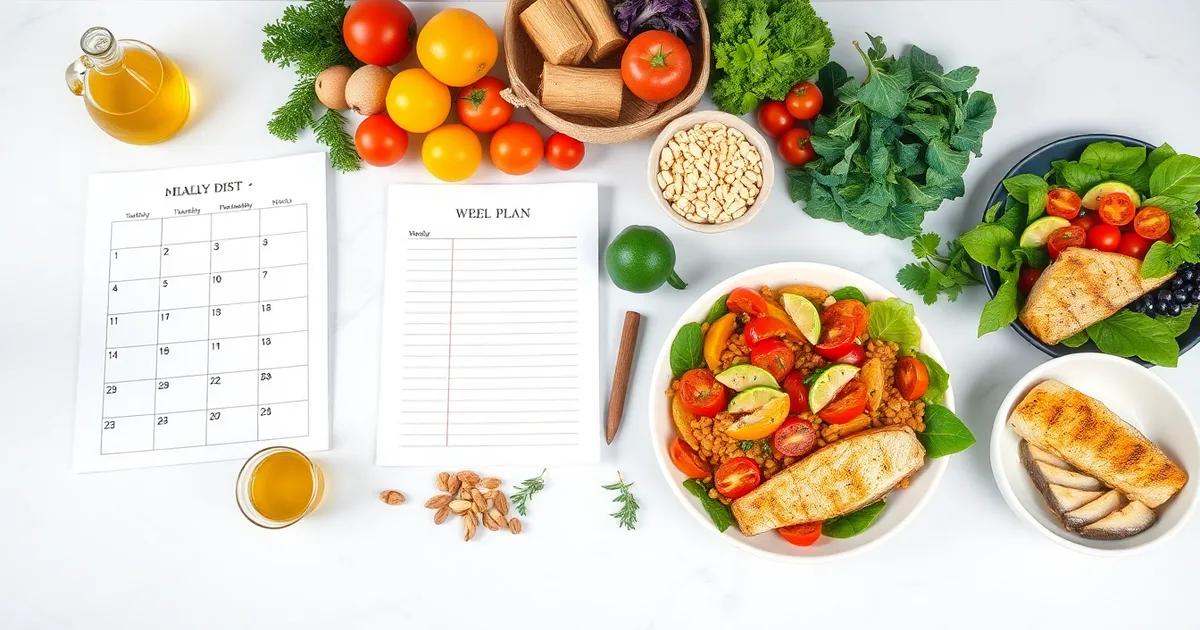 Dieta Mediterránea Menú Semanal: Plan Completo 7 Días 2026