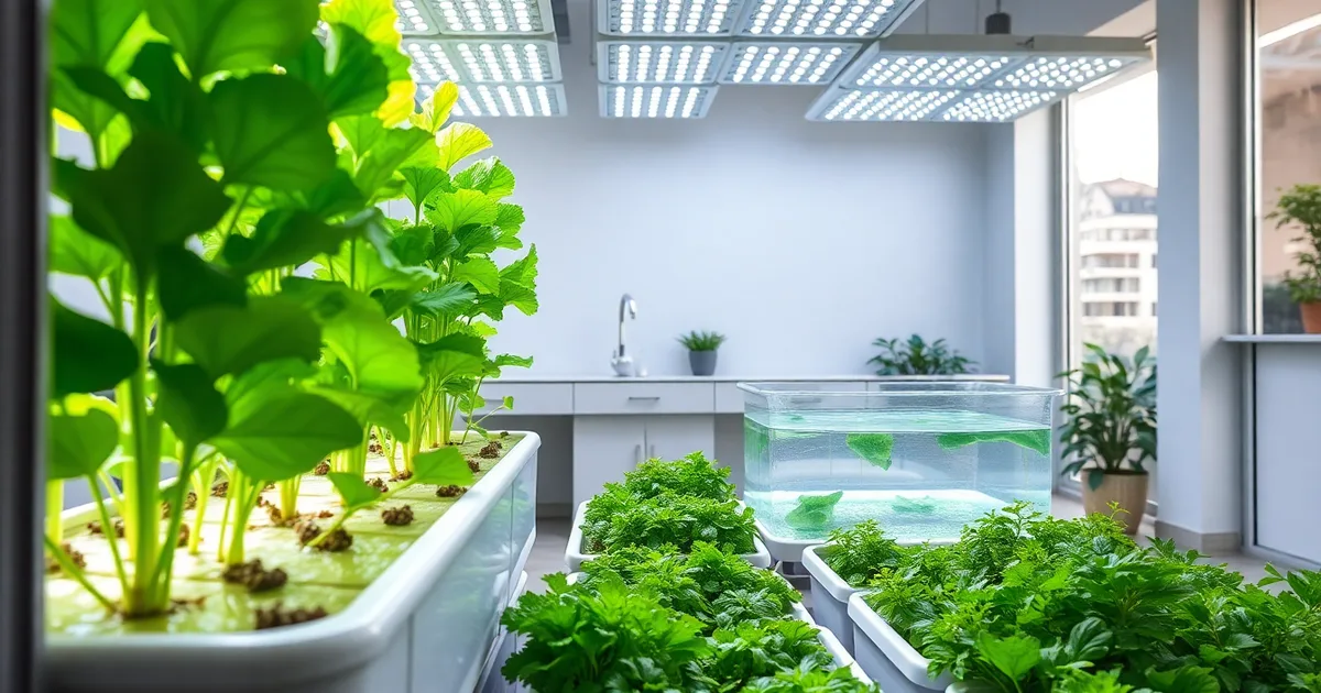 Ev Hidroponik Sistem Kurulumu 2026: Kapsamlı Rehber ve İpuçları