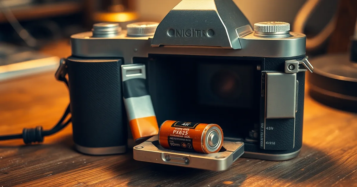 Why a 1.45V Hearing Aid Battery Makes Your Film Meter Read Two Stops Off