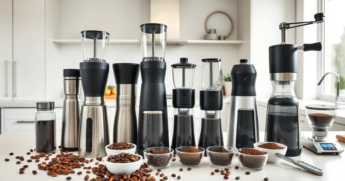 Kaffekvarn Bäst Test 2026: Kompletta Jämförelsen för Hemmabrygd