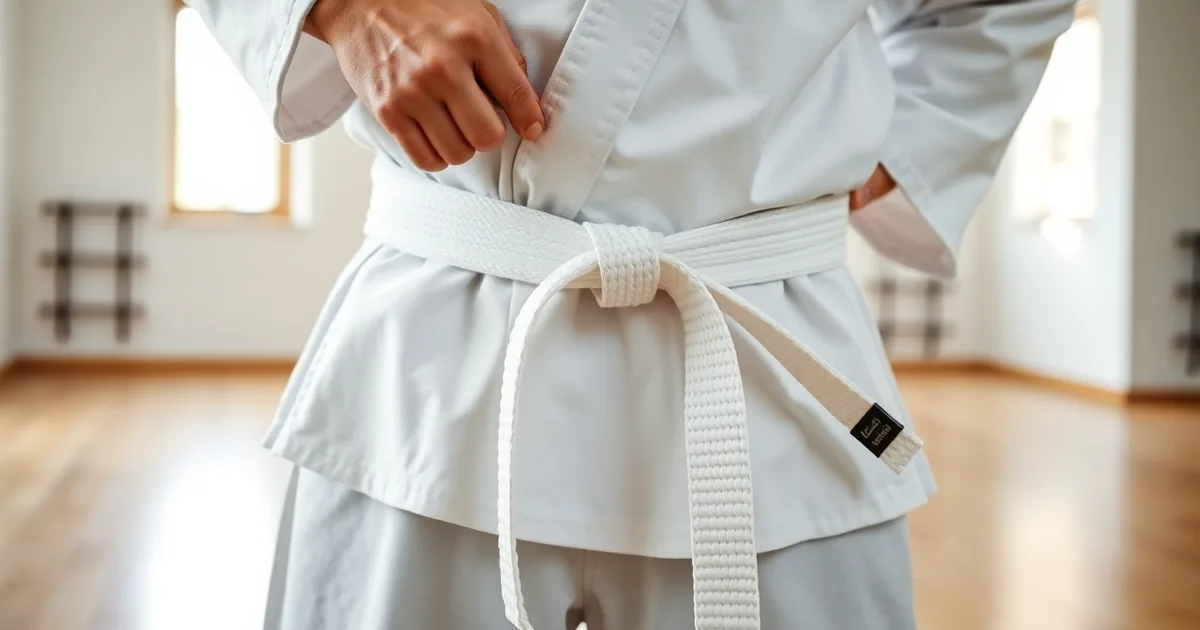 Karate Belt Won't Stay Tied? The Knot Fix That Holds