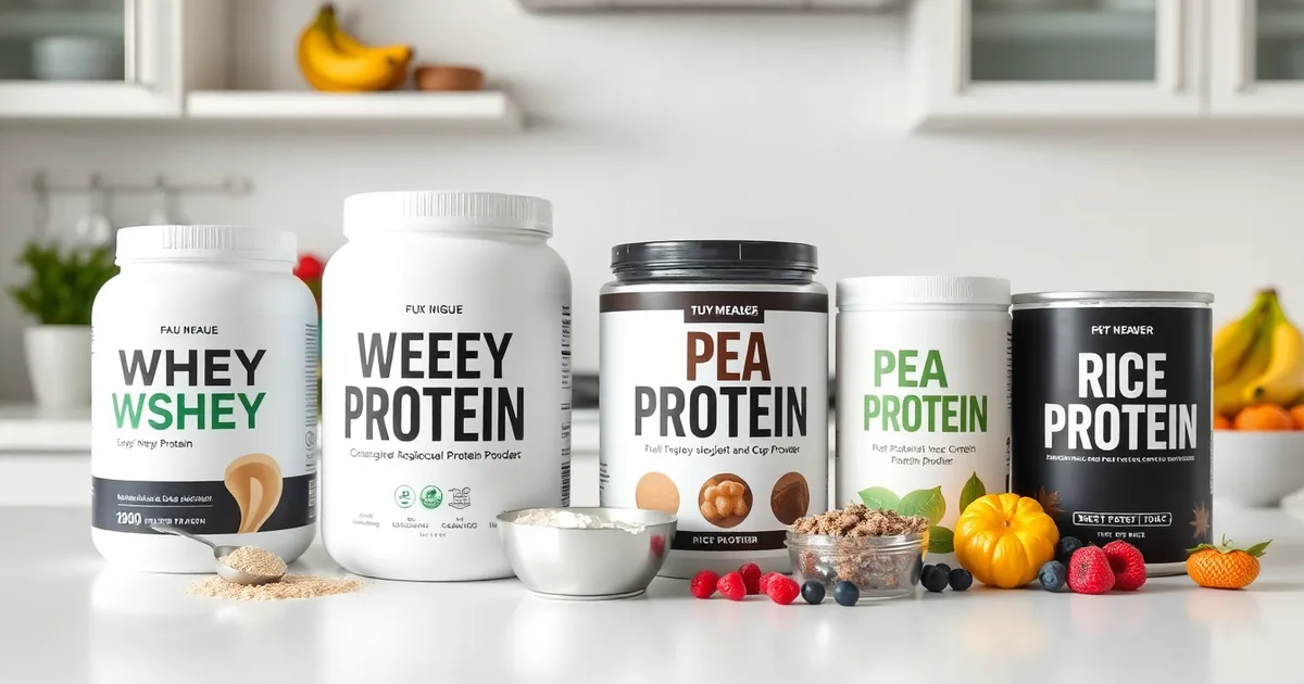 Protein Tozu Karşılaştırma: Türler ve Seçim Rehberi 2026