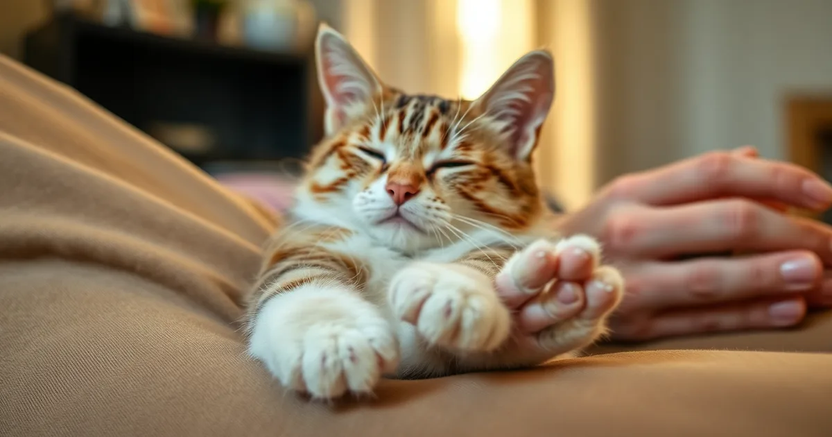 Why Does My Cat Knead Me With Claws? The Reflex Explained