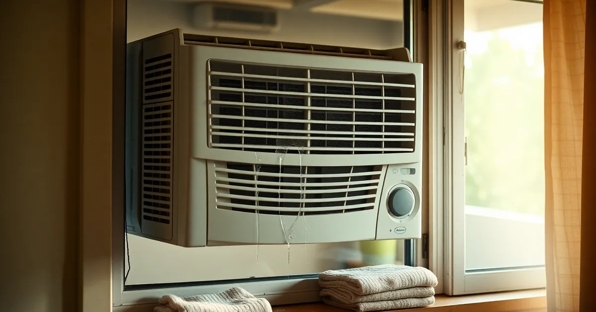 Why Does My Window Air Conditioner Drip Water Inside the Room?
